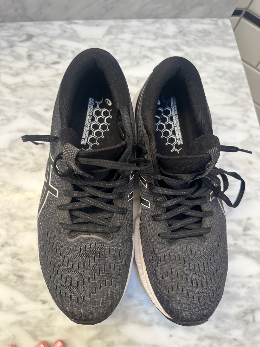 ASICS Black Running Shoes - worn a few times - Picture 11 of 14